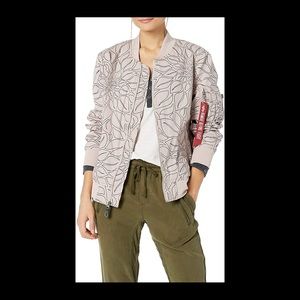 Alpha in the three flight jacket size medium